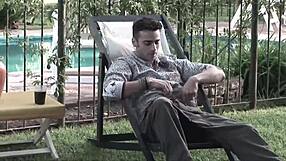 Teen from brazil gets banged hard by tourist, cumming in group orgasm