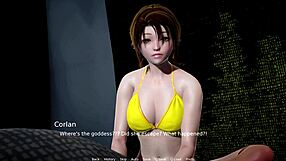 Trina's goddess plays with her big tits and fingers her shaved pussy in this masturbation fetish.