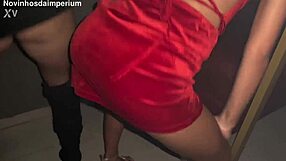 girlfriend drags guy to fuck her raw and cum inside