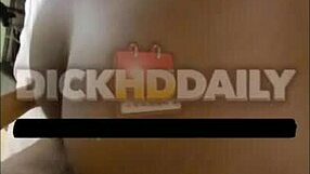 Thick Chocolate Ass Gets Hard Backshots Action