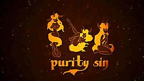 Star channel 34 part 83 features brunette in anime game adventure