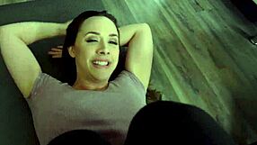 busty cougar stepmom ditches yoga for a wild taboo pounding