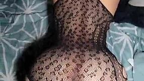 Does the petite brunette I hired yesterday have the sexiest ass in lingerie?