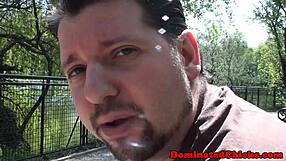 busty submissive pleasures master's hard cock