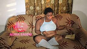 The hot wife takes Harvey Bush's big black cock