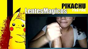 mexican girl with glasses learning to suck