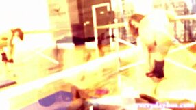 Eva's gym workout turns into hot sex