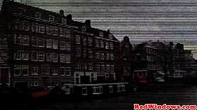 Dutch Tourist Sucks Cock and Gets Jizzed on Tits!