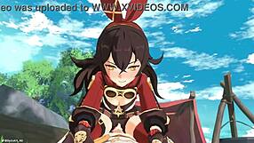 สงสัยอยากขี่เธอ? แอนิเมชั่น Genshin Impact Amber x Aether รออยู่