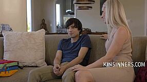 Всё ок, пасынок, трахни эту сучку и хватай мои сиськи!