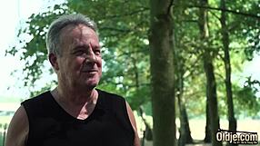 Sexy Young Redhead Seduces GRANDPA. She RIDES Him Wild!