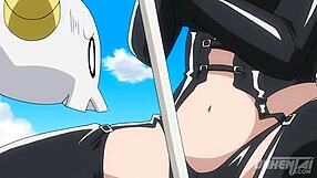 Hentai step sister and step brother nearly caught banging in public pool