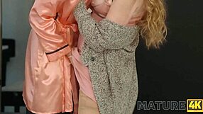 mature4k cockblock for a mature blonde riding her lover