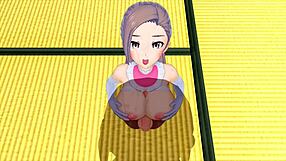 Cute girl in sexy maid costume drives my cock wild in 3D hentai