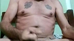 i have this urge to cum all over you, close up on my gay body