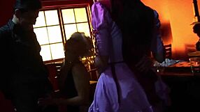 Lucky Dude Gets Hard Cock Pleased by Three Sexy Chicks