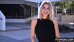 All American Milf Flashes and Masturbates Outdoors in Public