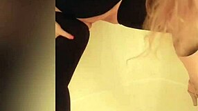 woman pissing in shower with dirty talk