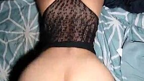 Does the petite brunette I hired yesterday have the sexiest ass in lingerie?
