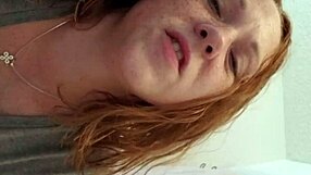 Wife Gets Quickie Tit Fuck in Bathroom