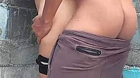 i felt emotional against the wall with my brunette neighbor