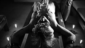 sally submits to rough bondage roleplay with spitting