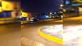 Waiting for my boyfriend, but a stranger creampied me instead!