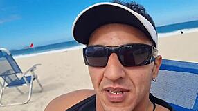 Chilling on Copacabana beach with XV Red