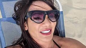 Chilling on Copacabana beach with XV Red