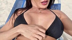 Chilling on Copacabana beach with XV Red