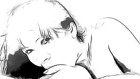 Cartoon Nympho Delivers Wild Handjob in Petite Asian Anime Scene