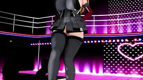 Mmd Bismarck's Big Tits and Ass Shake Seductively