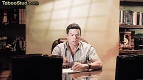 Secret Gay Under Table Blowjob After Bareback Assfucking Orgy