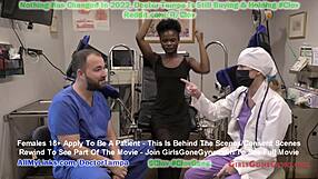 Rina Arem feels humiliated during her gyno exam with speculum and gloves at university.