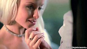 erotic milf gives blowjob with swallow and facial