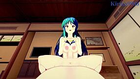 Lum Gets Intense Creampie in Urusei Yatsura Hentai