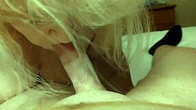 american slut gives deepthroat blowjob