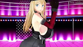 Mmd Bismarck's Big Tits and Ass Shake Seductively