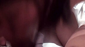 Girlfriend Gives Horny Amateur Asian Blowjob with Intense Cumshot!