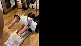 Does the barefoot sissy in the kitchen take dildos up her ass?