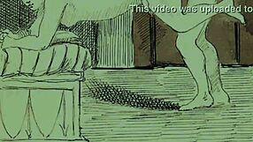 Wow, vintage erotic drawings in retro comic cartoon antique anime hentai!