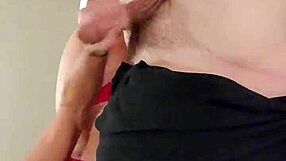 morning blowjob from horny wife sucking cock