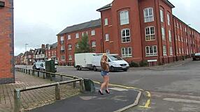 Bustyeager For Cock Starts Masturbating In The Car Waiting Forcocks