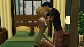 alternative couple enjoys blowjob and riding leading to cumshot in homemade hentai