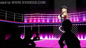 Mmd Bismarck's Big Tits and Ass Shake Seductively