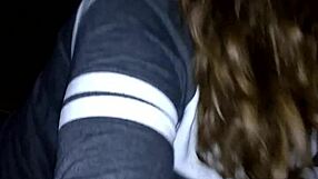 Want to see this amateur milf give a sloppy blowjob at home?