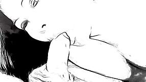 Cartoon Nympho Delivers Wild Handjob in Petite Asian Anime Scene