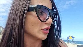 Chilling on Copacabana beach with XV Red