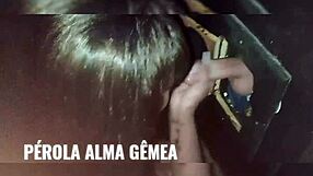 Taking a friend to the oral booth for gay encounter