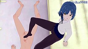 Damn, Ikuyo Kita and Ryo Yamada’s intense creampie sex in Bocchi hentai!